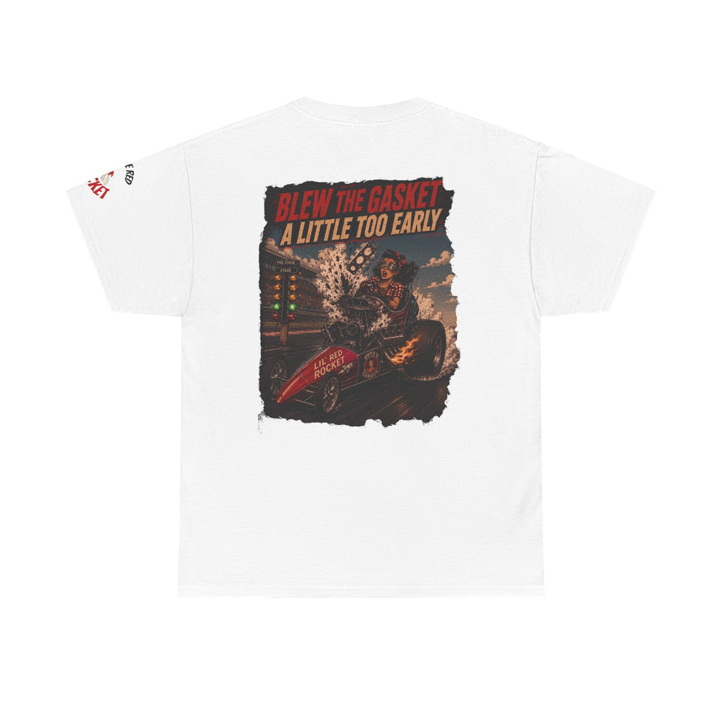 Blew the Gasket Tee — Vintage Drag Racing Graphic T-Shirt