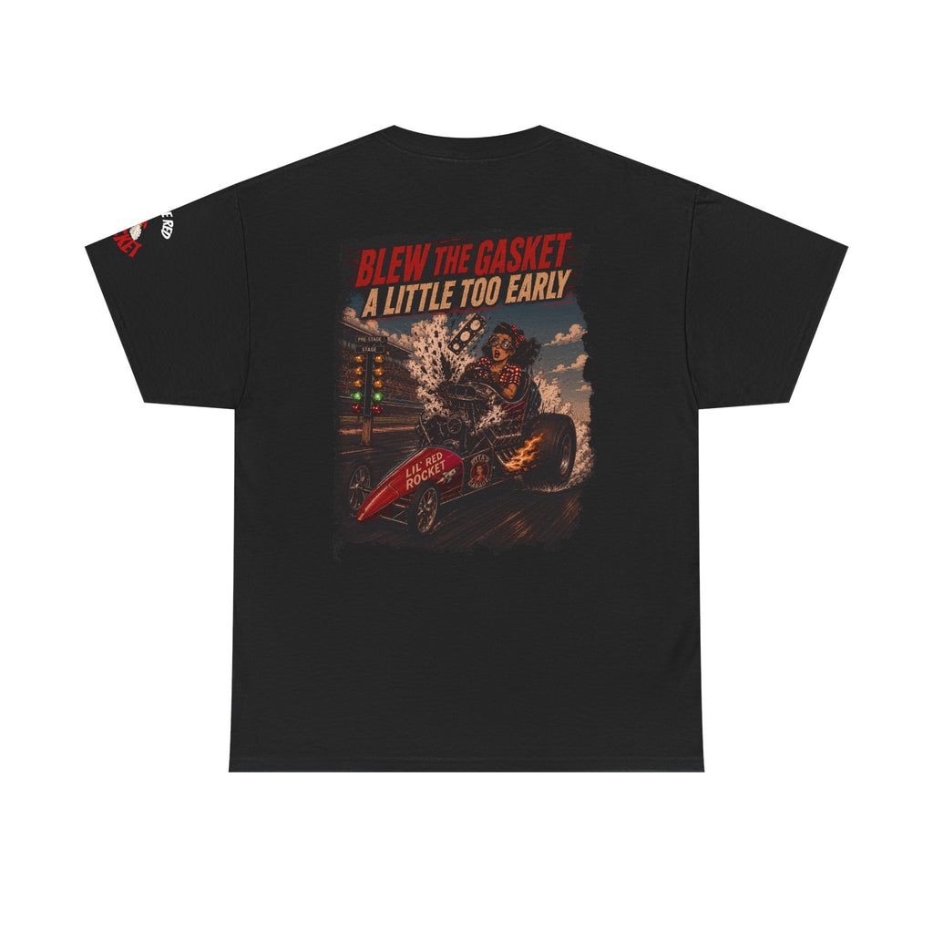 Blew the Gasket Tee — Vintage Drag Racing Graphic T-Shirt