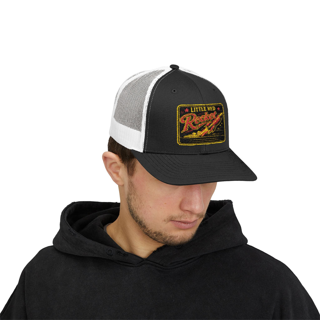Retro 'Little Red Racing' Trucker Cap