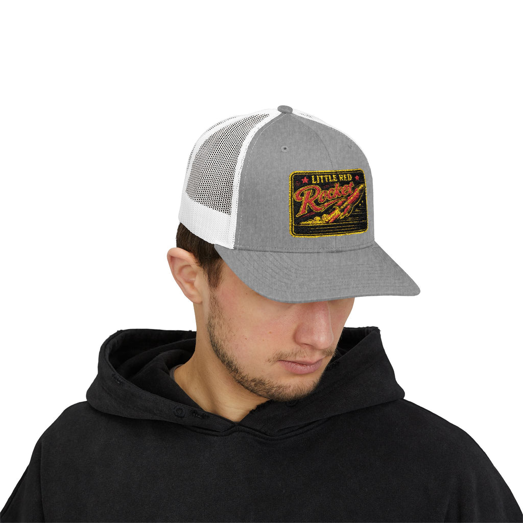 Retro 'Little Red Racing' Trucker Cap