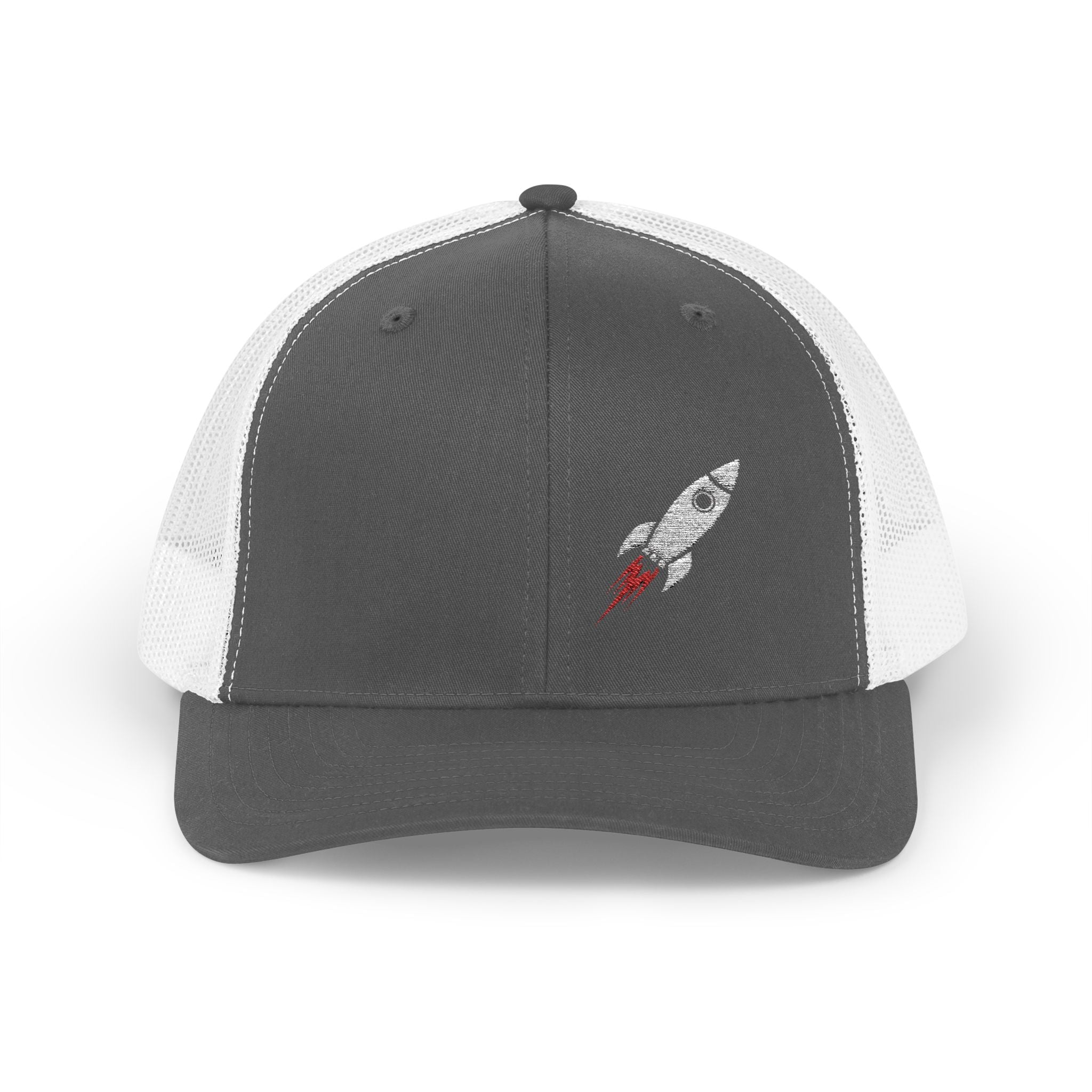 Rocket Embroidered Trucker Cap