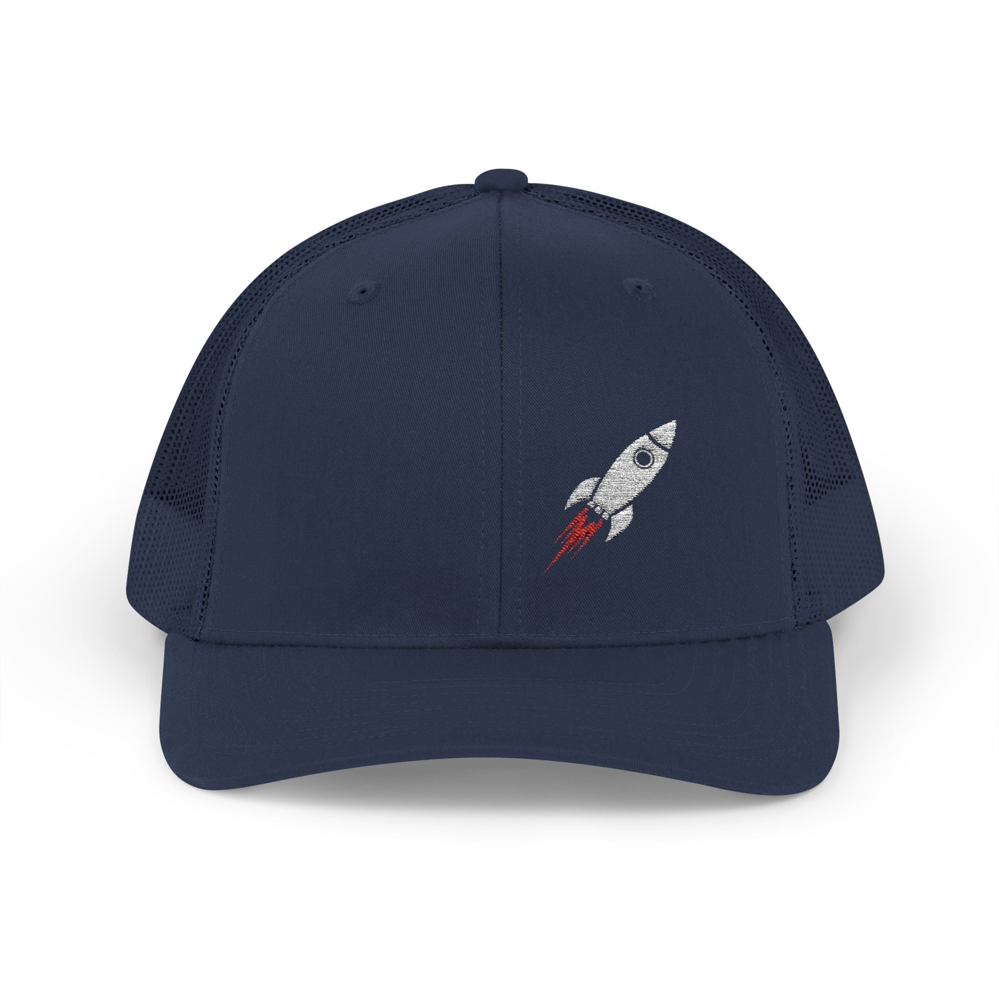 Rocket Embroidered Trucker Cap