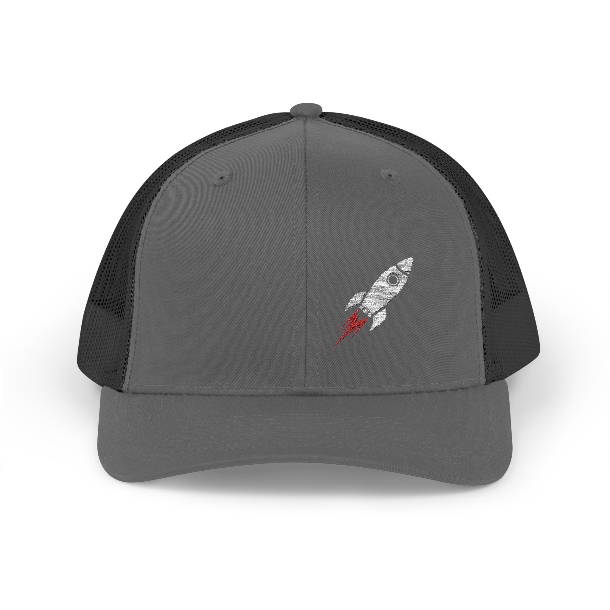 Rocket Embroidered Trucker Cap