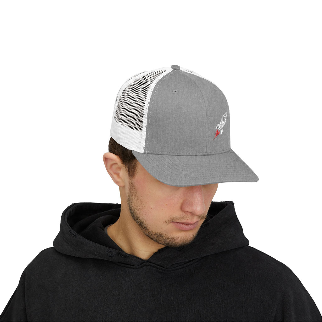 Rocket Embroidered Trucker Cap