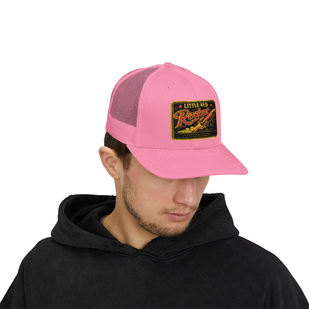 Retro 'Little Red Racing' Trucker Cap
